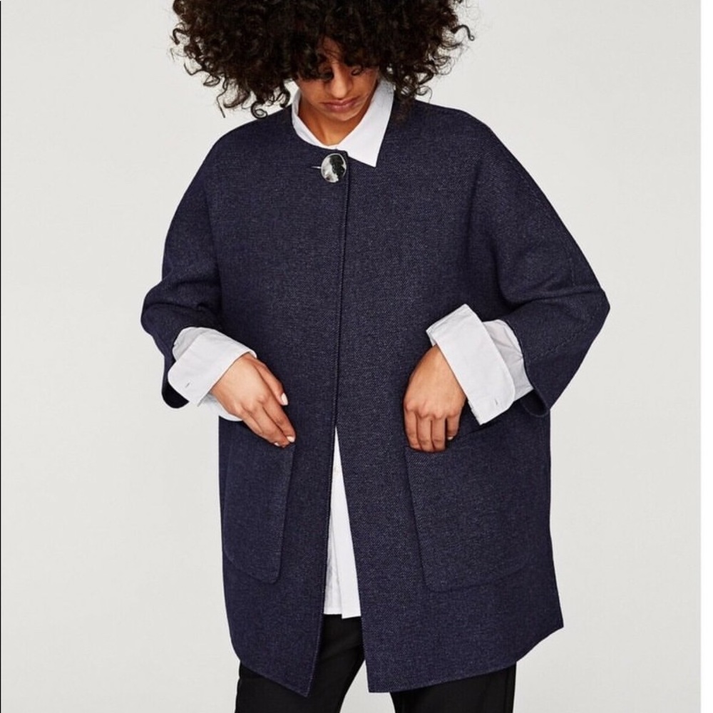 Zara - Wool Blend Peacoat